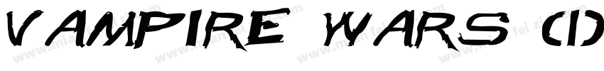 Vampire Wars (1)字体转换